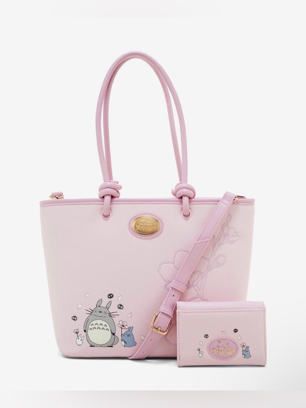 New Studio Ghibli® My Neighbor Totoro Cherry Blossom Tote with Matching Wallet